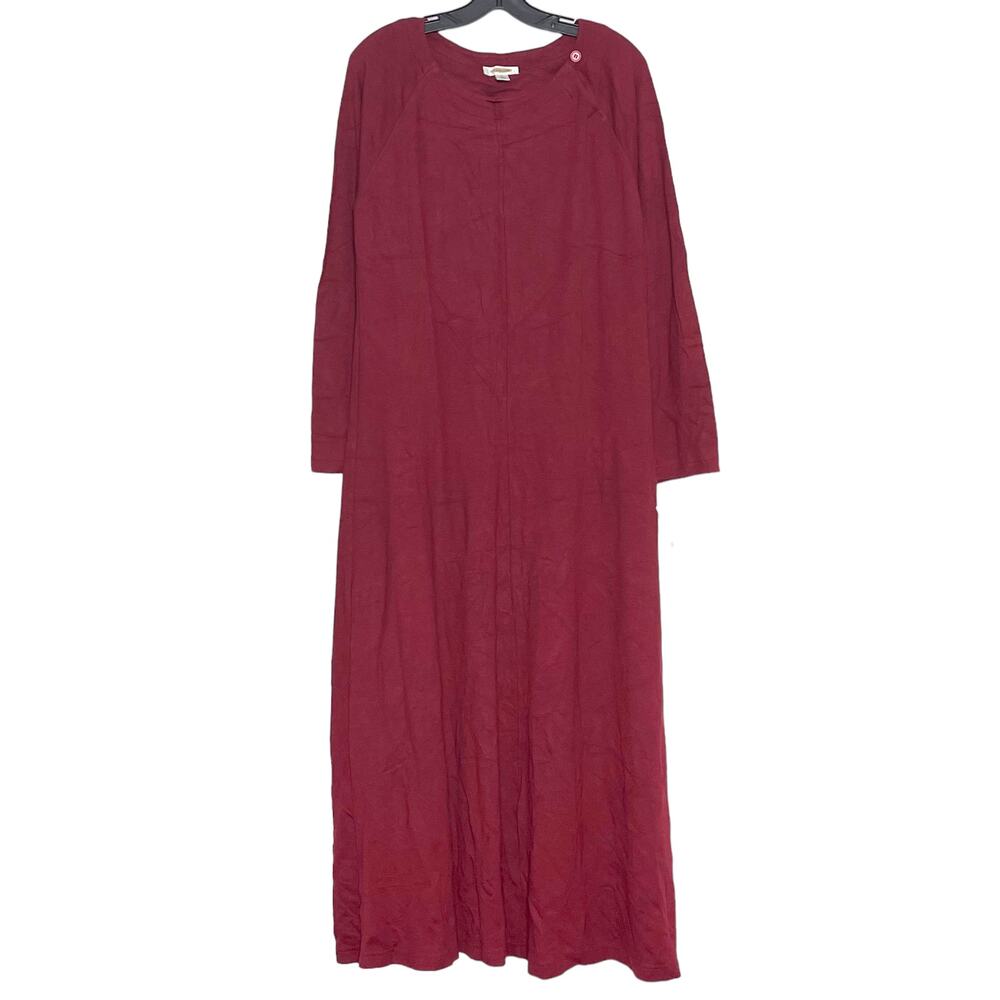 NWT Talbots Vintage Dress Boho Minimalist Coastal Romantic Rustic Maxi Large